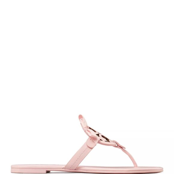 NIB Tory Burch x BonBon Women's Miller Bow Sandals Pink 9.5 M, 10 M - Picture 3 of 4